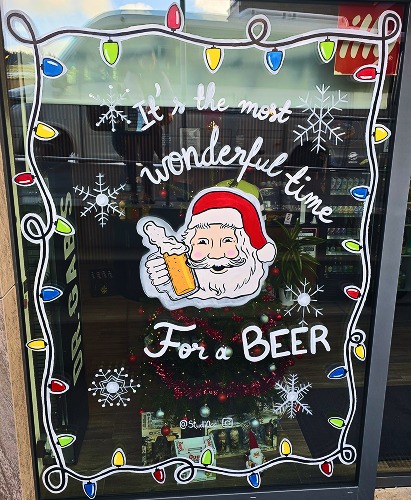 Commande personnalisée Vitrine Noel