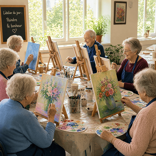 ateliers avec personnes agées